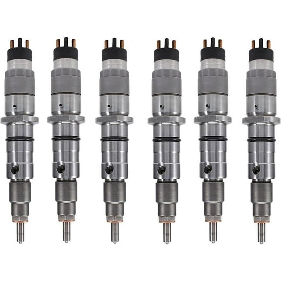 6pcs Fuel Injector 0445120236 0445120125 0445120029 Compatible with Komatsu Excavator PC359-7 PC300-8 PC350-8 Engine QSL8.9