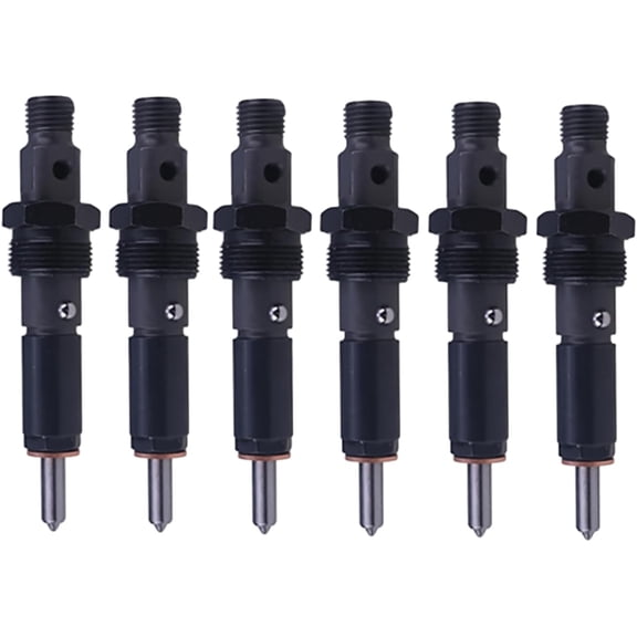 6pcs Fuel Injector 12V 3802748 3920532 3802322 3802748RX 4089270RX Compatible with Cummins Engine 5.9L 6BT B