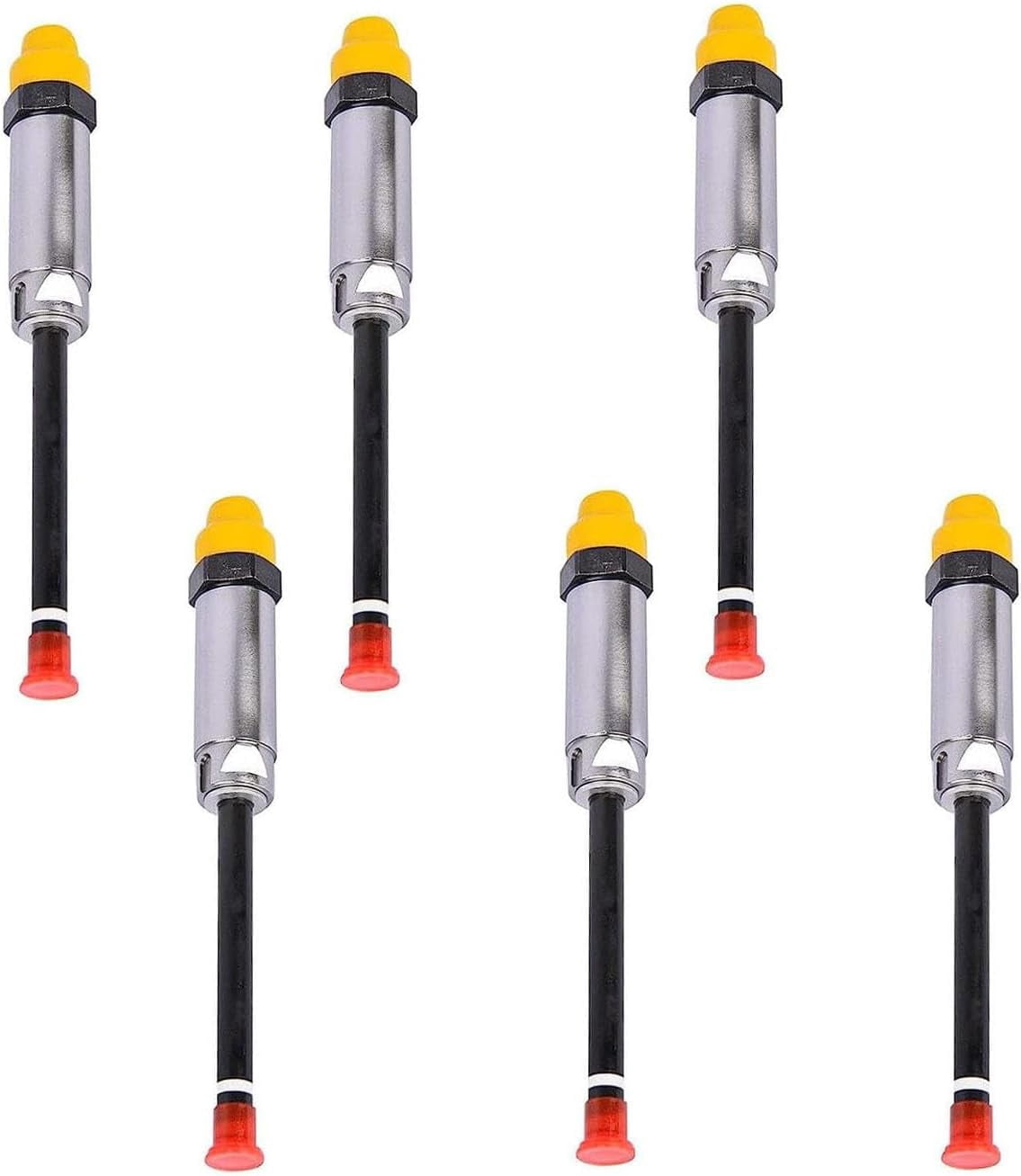 6pcs Fuel Injector 130-1804 1301804 0R8787 7W7033 Compatible with ...