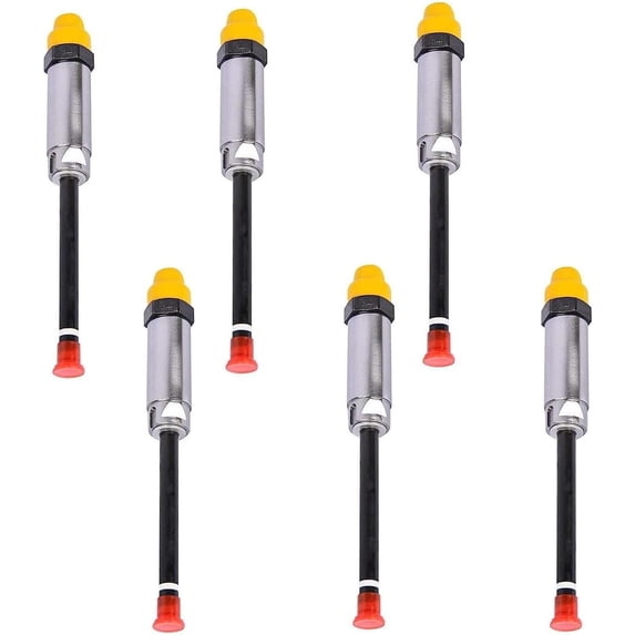 6pcs Fuel Injector 130-1804 1301804 0R8787 7W7033 Compatible with Caterpillar CAT Diesel Engine 3408B 3408C 3412 3412C