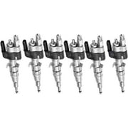 6pcs Fuel Injector 13537589048-11 1353758904811 13537585261-11 13537589048 Compatible with BMW N43 N53 135i 335i 535i 550i 650i 750i 760i X5 X6