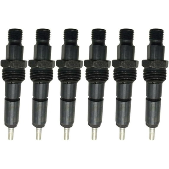 6pcs Fuel Injector 6738-11-3100 6738113100 Compatible with Komatsu Excavator PC200-6 PC220-6 PC240-6 Engine 4D102 6D102