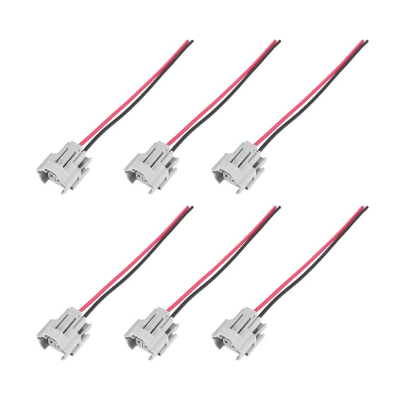 6pcs Fuel Injector Connector  Cable Fuel Injector Plug Harness Pigtail Wire for Toyota for Nissan for Audi