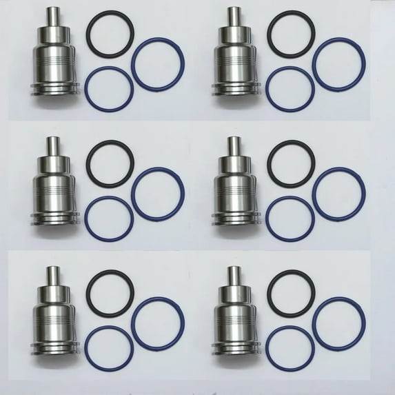 6pcs Fuel Injector Holder Repair Kit Injector Sleeve 21515329 7421515329 For VOLVO RENAULT Truck Parts