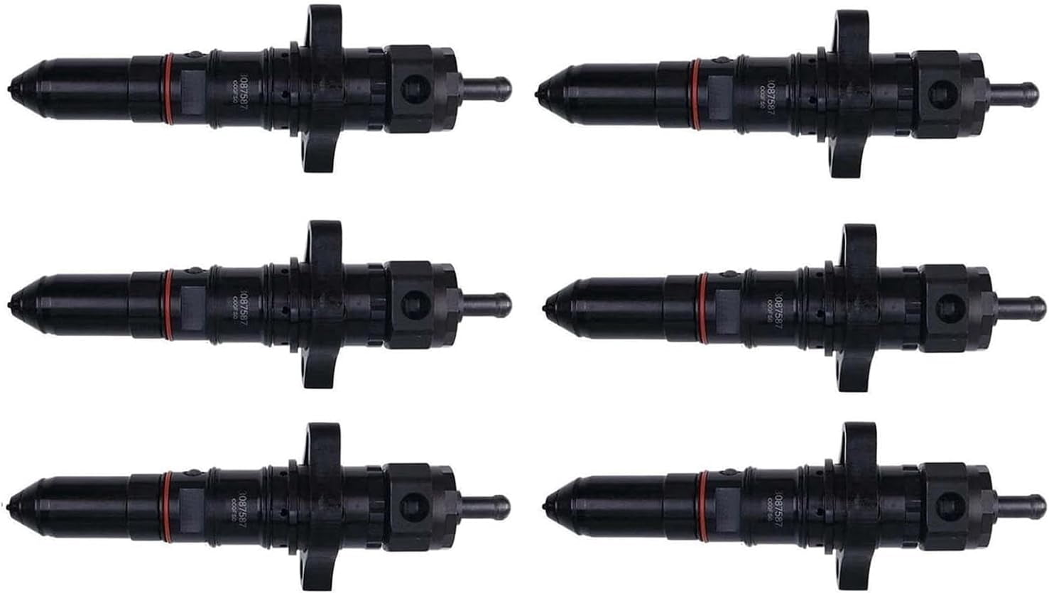 6pcs Fuel injector 3087587 3077716 307 7716 Compatible with Cummins ...