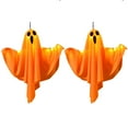 thumbnail image 1 of 6pcs Ghost Halloween Decorations Outdoo,Halloween Decor Scary Hanging Lighted Ghost for Front Door Porch Yard Tree Halloween Hanging Decorations Outdoor B, 1 of 6