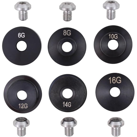 6pcs Golf Weights 6g 8g 10g 12g 14g 16g with Screw for Ping G30 Driver Head Clubs