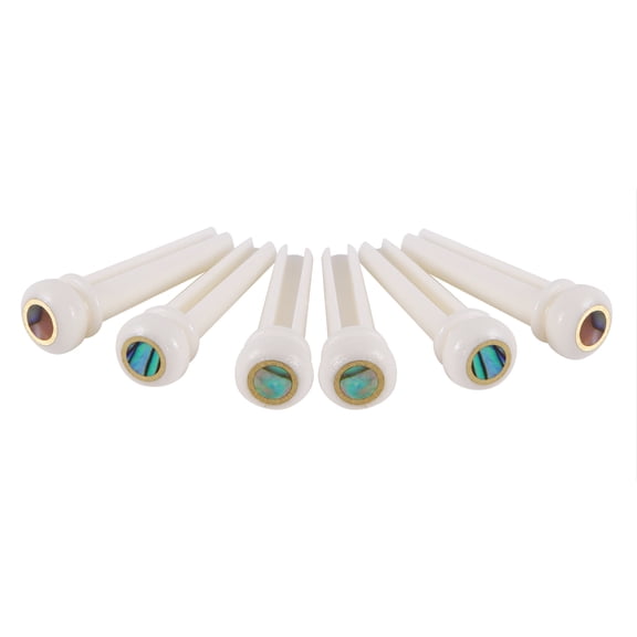 6pcs Guitar Bridge Bone Pins Replace for Acoustic Guitar