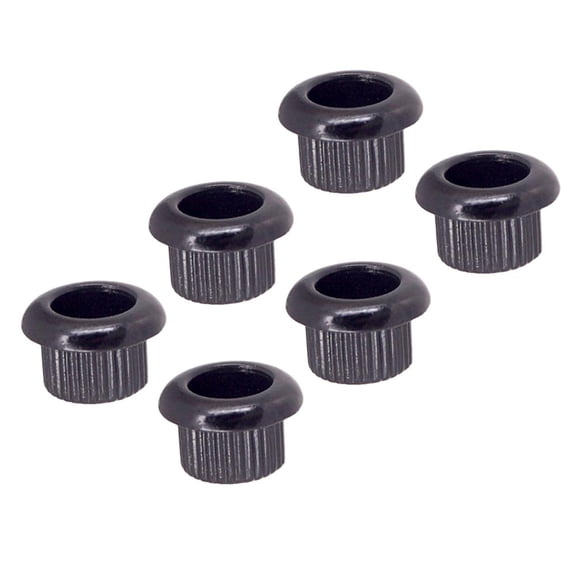 6pcs Guitar Conversion Bushings for Electric Guitar Parts Black