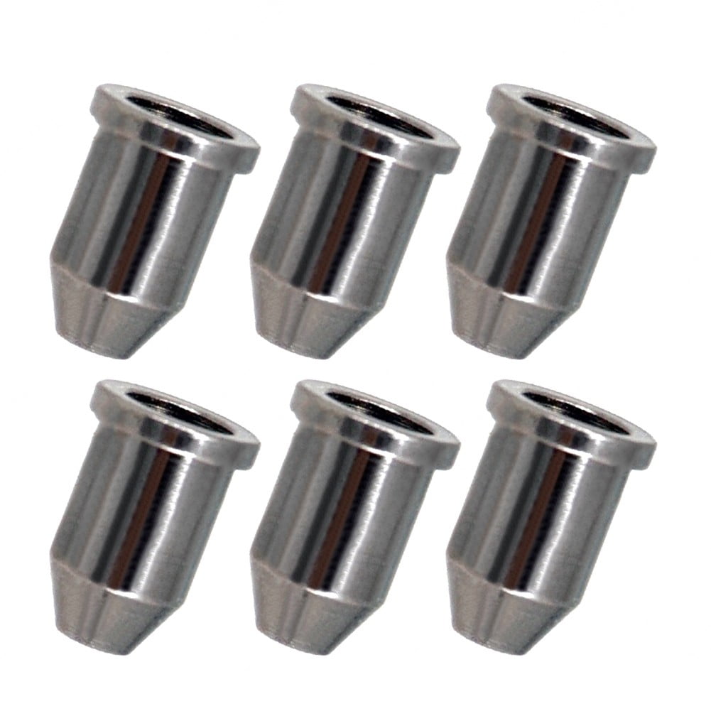 6pcs Guitar String Mounting ferrules Wire Cases Electric Guitar ...