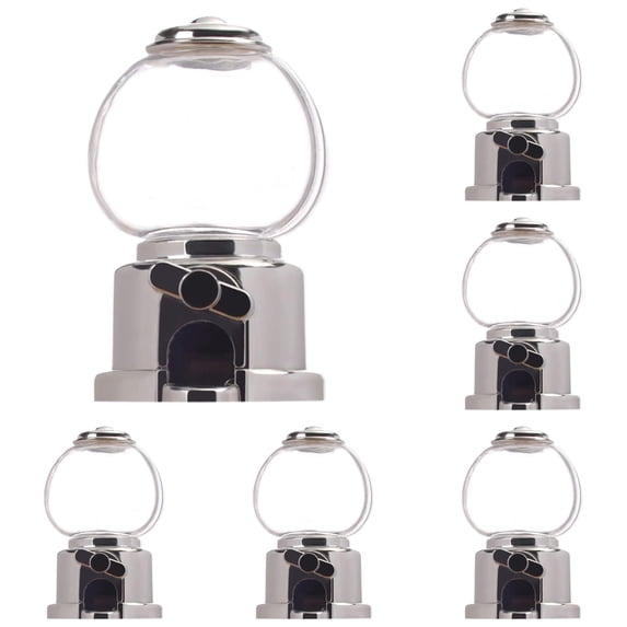 6pcs Gumball Machine Mini Gumball Machine Candy Party Favors Mini Candy Dispenser Toy for Wedding Bridal Shower Birthday Candy Jars Decorations