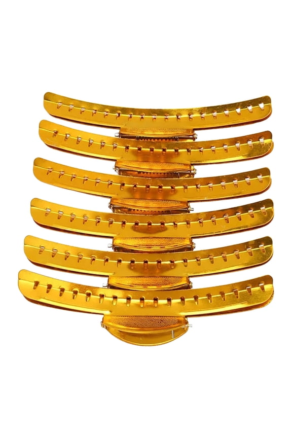 6pcs Hair Clips for Styling Metal Finger Clips Clamps Aluminum Tip Metal Clips Modeling Clamps for Home and Outdoor Metal