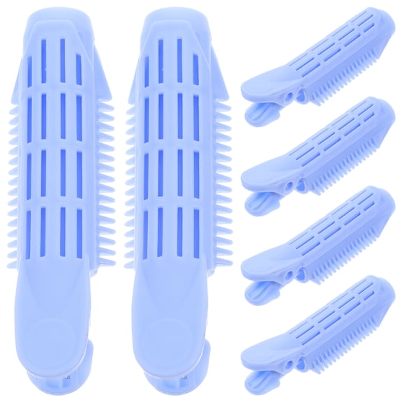 LULULION 6Pcs Blue Hair Volume Fluffy Clips Easy Use Durable Hair Styling Accessories