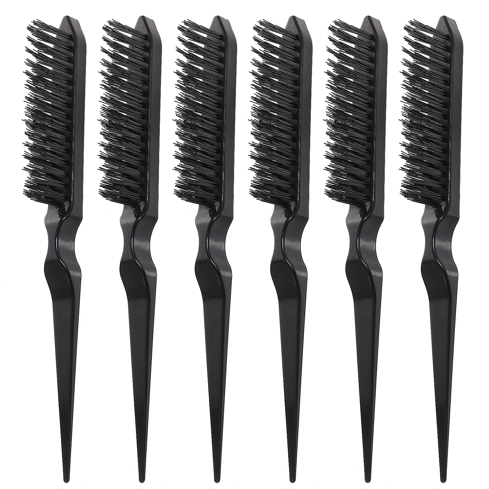 6pcs Hairdressing Teasing Brush Professional Salon Comb Hair Teasing