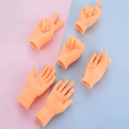 6pcs Hand Shaped Cat Teaser Toy Cat Toys Dog Toys, Interactive Cat Toys, 2.91in/1.49in