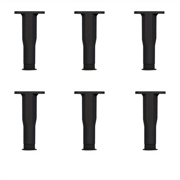 6pcs Heavy Duty Adjustable Bed Frame Support Legs 5 31 inches to 8 66 inches Versatile Furniture Center Slats for Beds Sofas Dressers and More Durable Plastic with Enhanced Grip