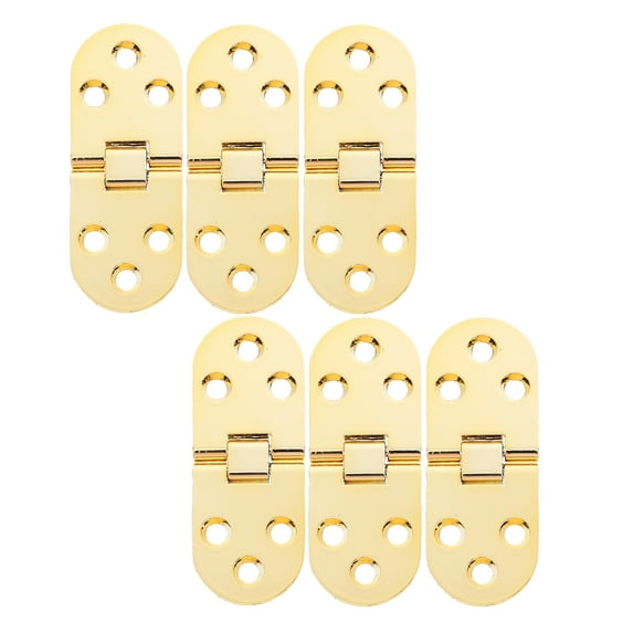 6pcs Heavy Duty Hidden Flip Hinges For Folding Table Cabinet Door Hinges Small Foldable Hinges Hinges Table Replaceable Hinges Cabinet Door Hinges