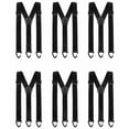 thumbnail image 1 of 6pcs Hidden Suspenders for Men Under Clothes with 3 Snap Loop (1.48" Wide), 1 of 5