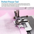 thumbnail interactive-video image 1 of Narrow Hemmer Foot For Brother Sewing Machines – Snap-On, #SA126 Compatible 1 of 3