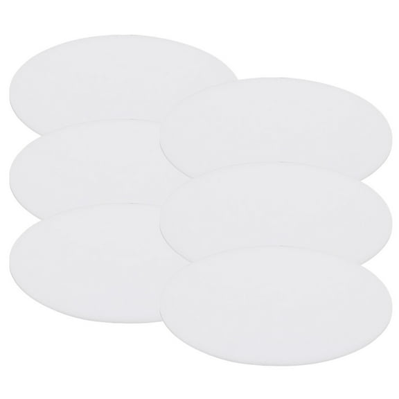 FENGGUIQU Simple Elegant AntiDazzling Ceiling Light Diffuser Cover 6pcs Acrylic White