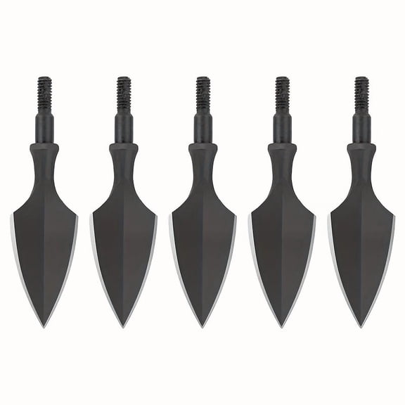 6pcs Heavy-Duty Arrowheads – Threaded Hunting Tips for Archery and Crossbows