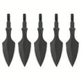 thumbnail image 1 of 6pcs Hunting Arrowheads with Serrated edges - Sharp, Thread shaft for easy arrowhead installation - Heavy-Duty Construction for Hunting, Target Practice, Archery - Ideal Gift, 1 of 6