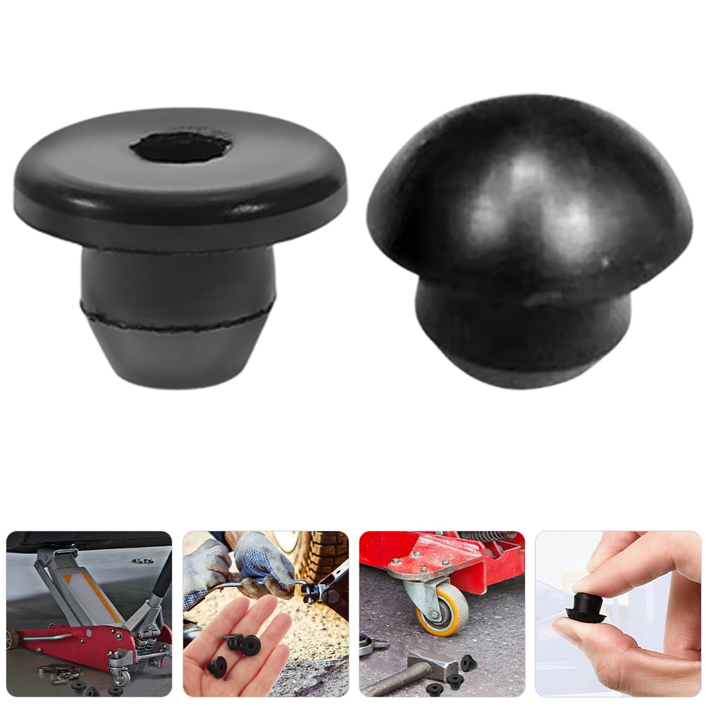 6pcs Hydraulic Jack Oil Filler Plugs Rubber Hydraulic Oil Plugs Floor Jack Oil Filler Plug Bung Horizontal Jack Hydraulic Top Pressure Rod For Oil Reservoir Filler