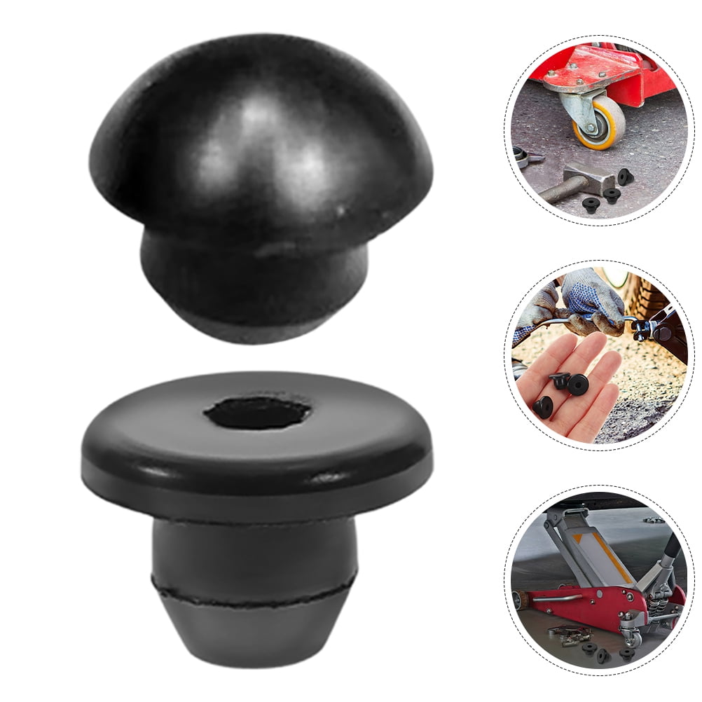 6pcs Hydraulic Jack Oil Filler Plugs Rubber Hydraulic Oil Plugs Floor Jack Oil Filler Plug Bung Horizontal Jack Hydraulic Top Pressure Rod For Oil Reservoir Filler