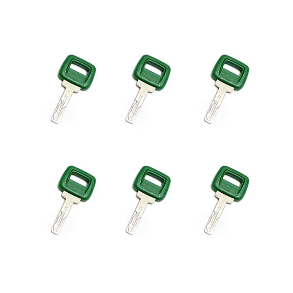 6pcs Ignition Key 11039228 Compatible with Volvo Loader and Haul Truck - Laser Cut