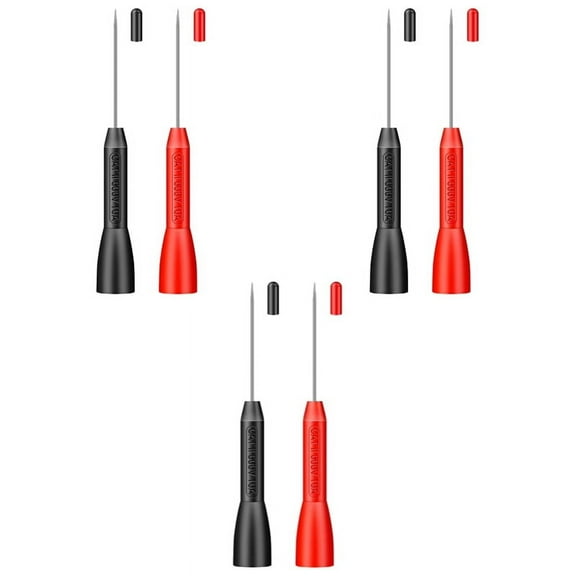 6pcs Insulation Piercing Needles Insulation Piercing Needle Non-Destructive Diagnostic Multimeter Test Probes
