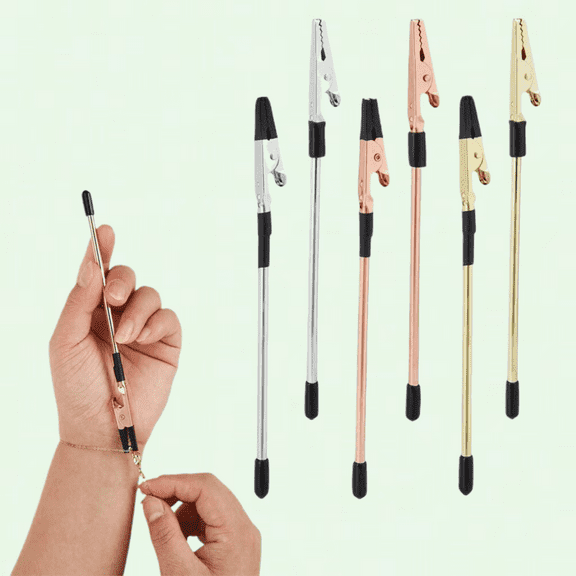 6pcs Jewelry Buddy Bracelet Helper Tool, Bracelet Clasp Fastening Kit with Hooks