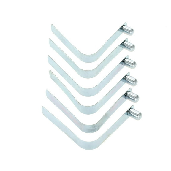 6pcs Kayak Paddle Spring Clips Tent Pole Clips Push Button Spring Snap Clip Locking Tube Pin