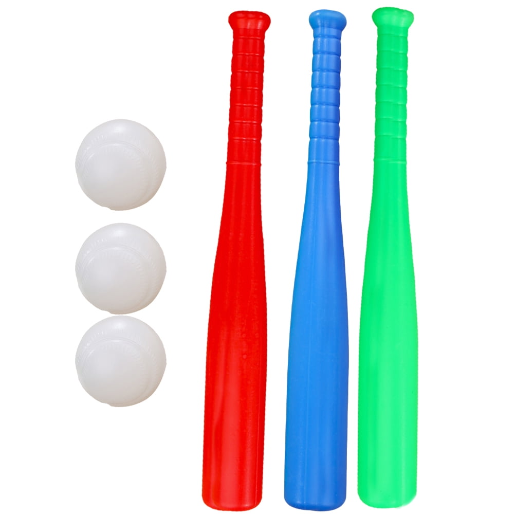 6pcs Kids Baseball Set Kids Outdoor Baseball Toys Practice Batting