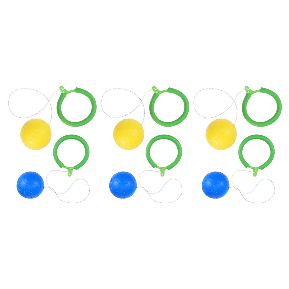 6pcs Kids OneLegged Jumping Balls Funny Fitness Bouncy Balls Dancing