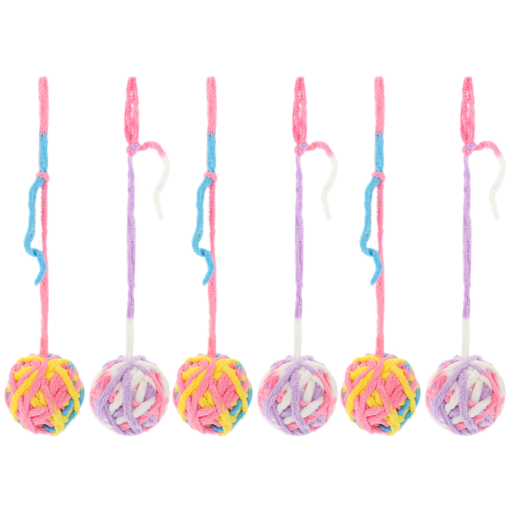 6pcs Kitten Scratching Toy Cat Scratcher Ball Kitten Scratcher Pet