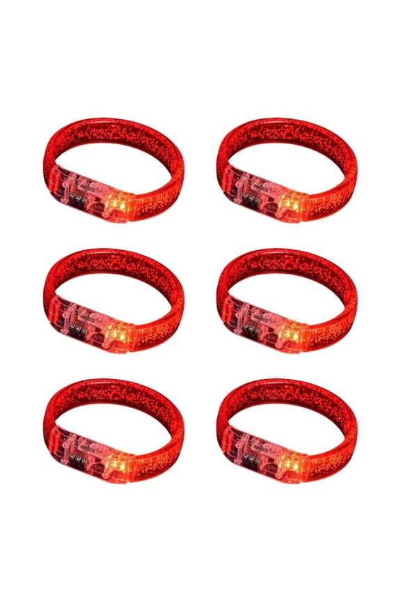 6pcs LED Bracelets Wristbands for Birthdays Concerts and Nighttimes Gatherings