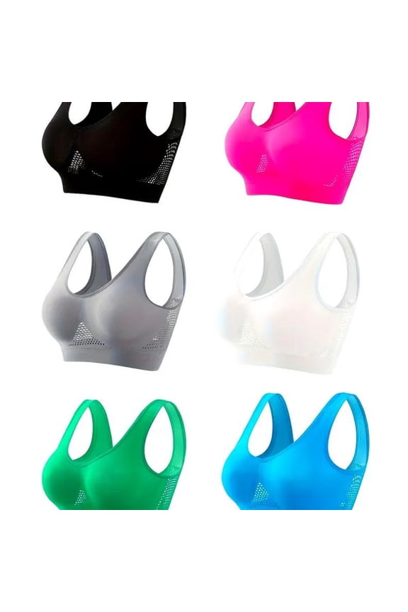 6pcs Lace-up Underwear Solid Color Fancy Matching Comfortable Pull-up Support Slim Show Ladies Underwear Bra