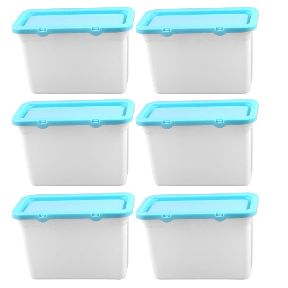 6pcs Laundry Powder Container Detergent Storage Box Laundry Beads Canister