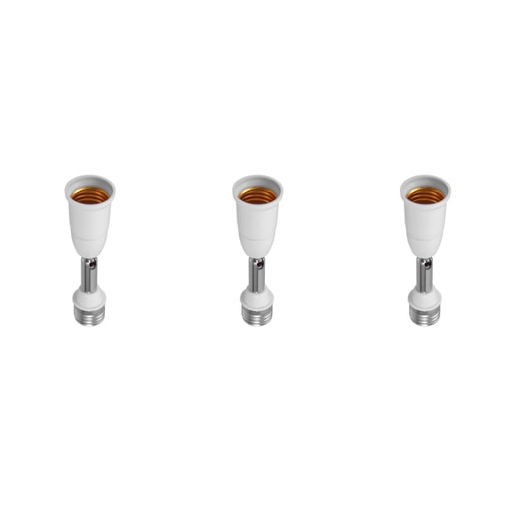 Supvox Light Bulb Socket Adapter, Adjustable Angle, Easy Install, 6Pcs