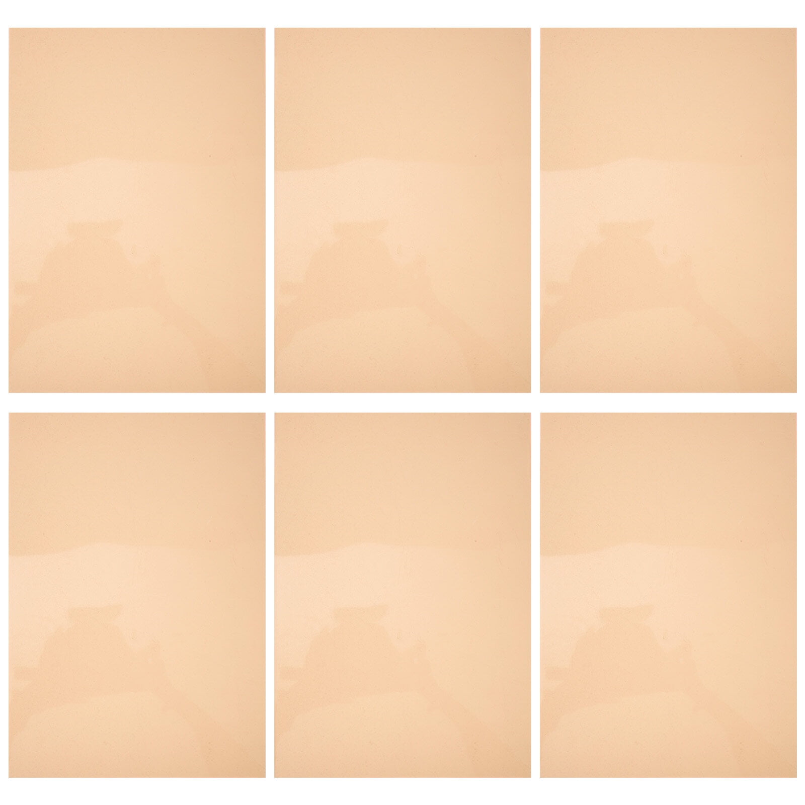 6pcs Light Diffuser Sheet Colored Light Gels Colored Sheets Light Gel