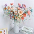 6pcs Light Luxury Artificial Flower Azalea Fake Flower Living Room