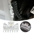 thumbnail image 1 of 6pcs Long Clear Mini Hairpin Hair Clip Clamp Barrette DIY Accessories for Women and Girls, 1 of 5