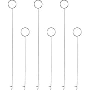 6pcs Loop Turner Sewing Tool, 10.4 Inch & 6.88 Inch Length Tongue Crochet Tools Stainless Steel Sewing Turner Hook Fabric Loop Turner for Crocheting Project Sewing Gift