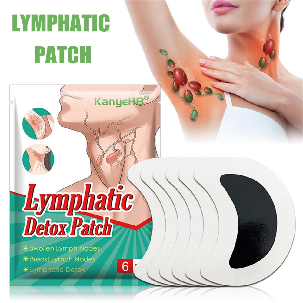 6pcs Lymphatic Drainage Massage Patches Safe Ingredients Lymphatic