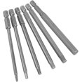 thumbnail image 1 of 6pcs Magnetic Screwdriver Bits Inside Hexagonal Head H2.5-H8 Set Bits 100mm Long 6 Teeth in S2 Steel Accessory Kit Electric Screwdriver Tool with 1/4'' Hex Socket |, 1 of 5