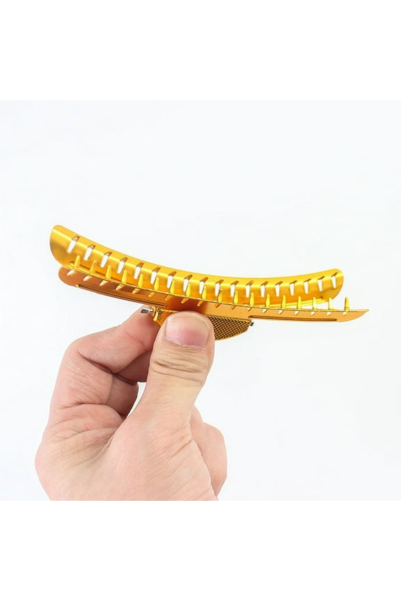 6pcs Metal Hair Styling Finger Clips with Aluminum Tips for Secure Modeling and Sectioning Hair Clamps Outdoor Use 6PCS