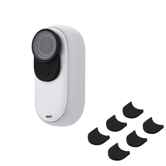 6pcs Mic Wind Muff For Insta360 Go 3s /3 Noise Reduction And Windproof Cotton Pads Mic Windscreen Wind Foam Outdoor Wind Filter Reducing Wind Noise Cover