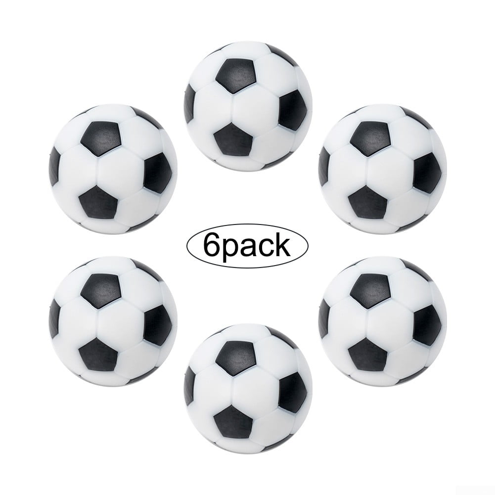 6pcs Mini Foosball Table Foosball 32mm Kicker Ball Spare Balls Kicker