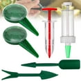 6pcs Mini Seed Spreader MMF7 Set, Plastic Round Sowing Seed Dispenser