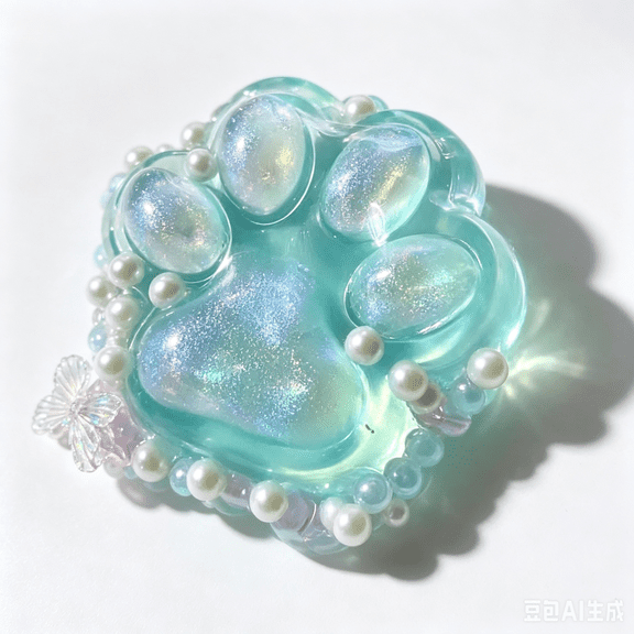 Taba Squishies Cat Paw Squeeze Toys Party Favors for Adults, Cute Noctilucent Mochi Cat Paw Squishy Stress Reliever Anxiety Toys, Sensory Fidget Toys Classroom Prizes